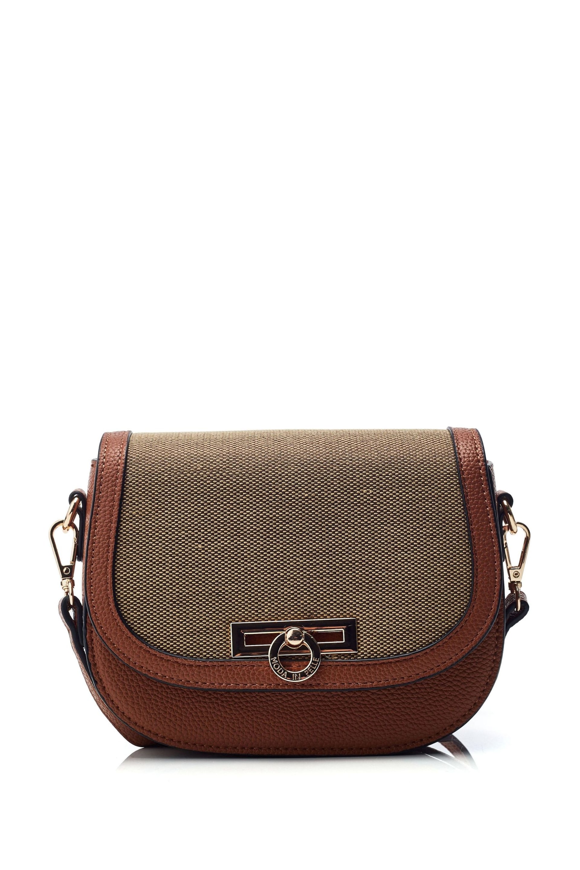 Moda in Pelle Summer Cross-Body Bag With Feature Strap - Image 1 of 4