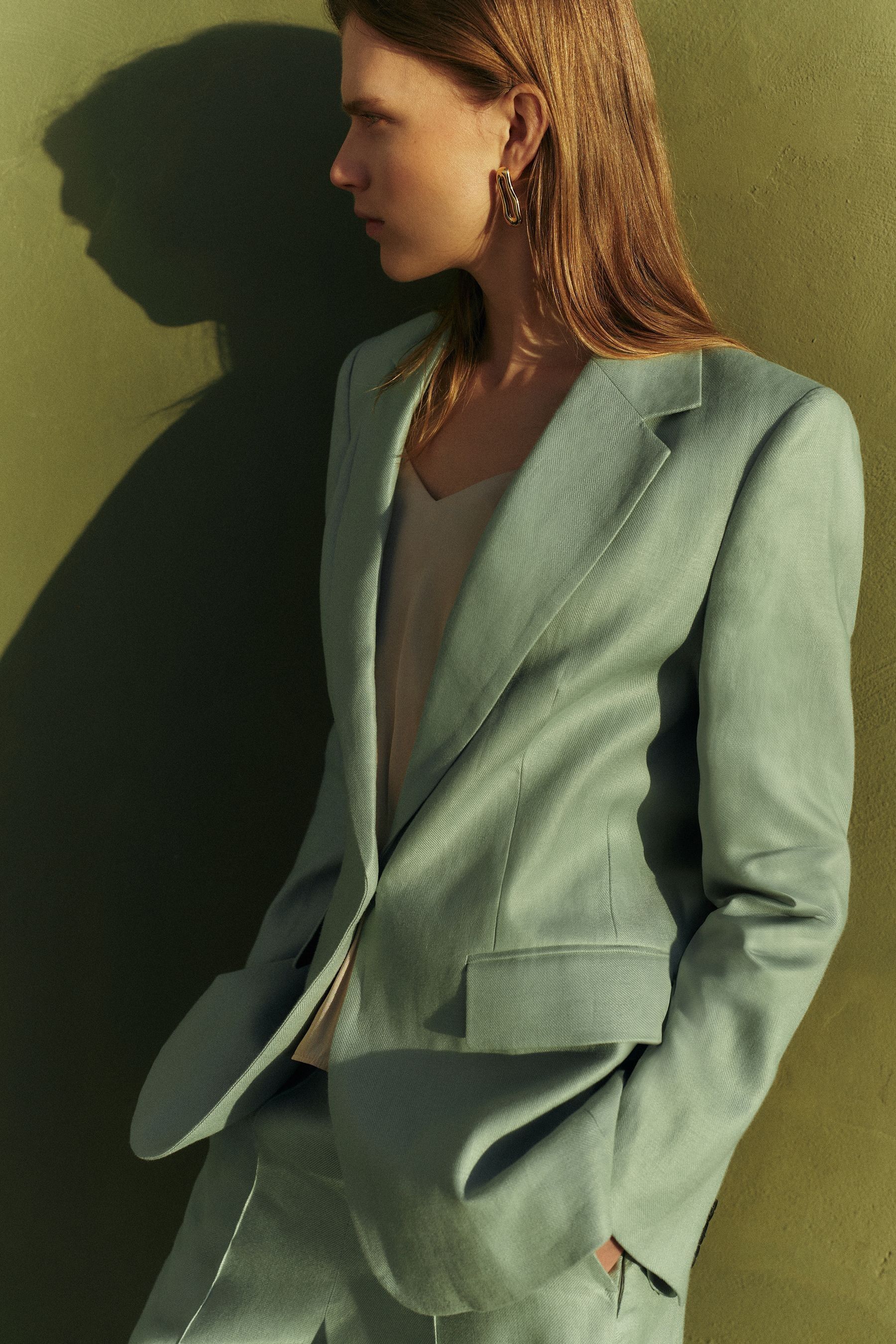 Irish linen jacket discount