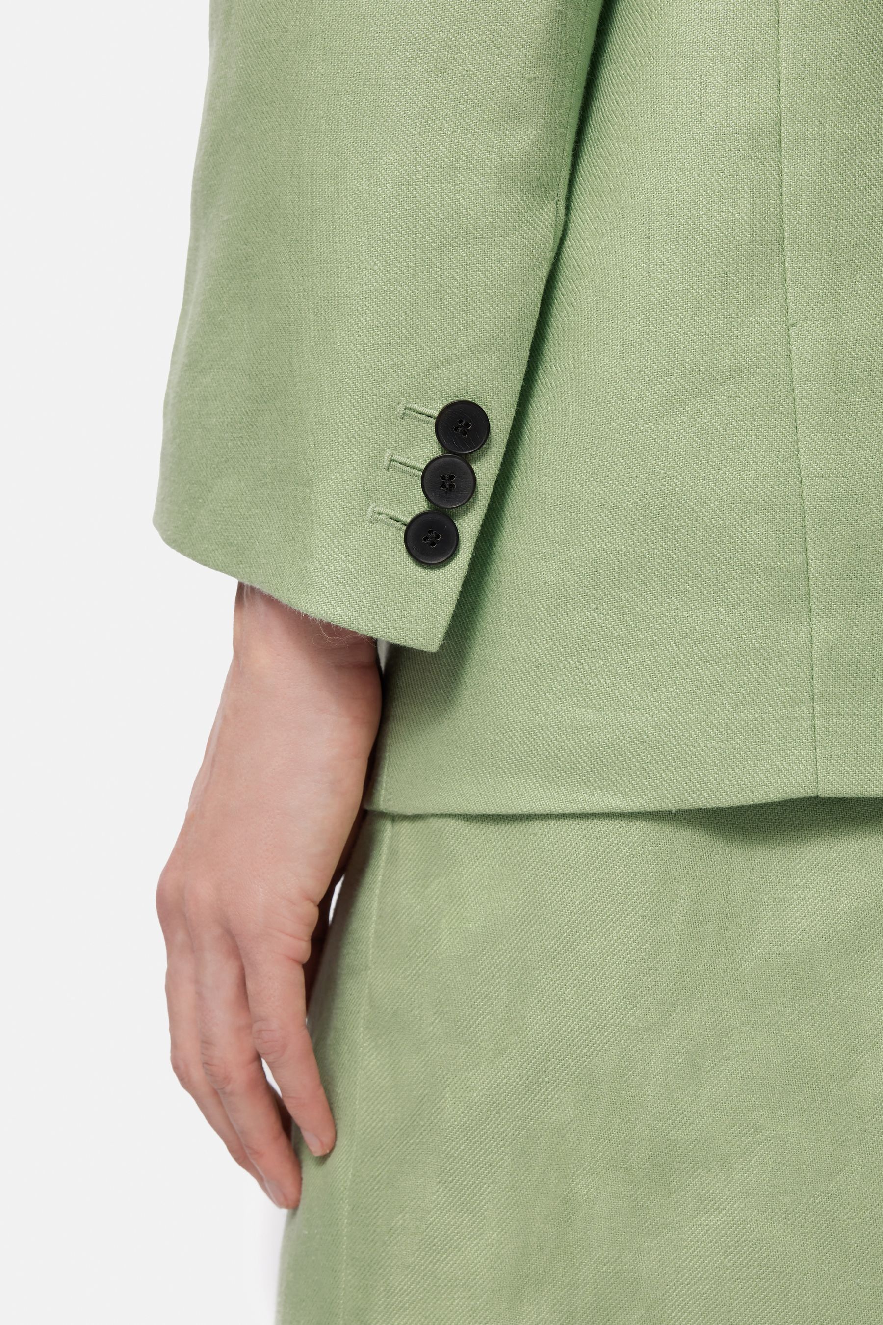 Buy Jigsaw Green Gibson Irish Linen Jacket from Next United Arab Emirates