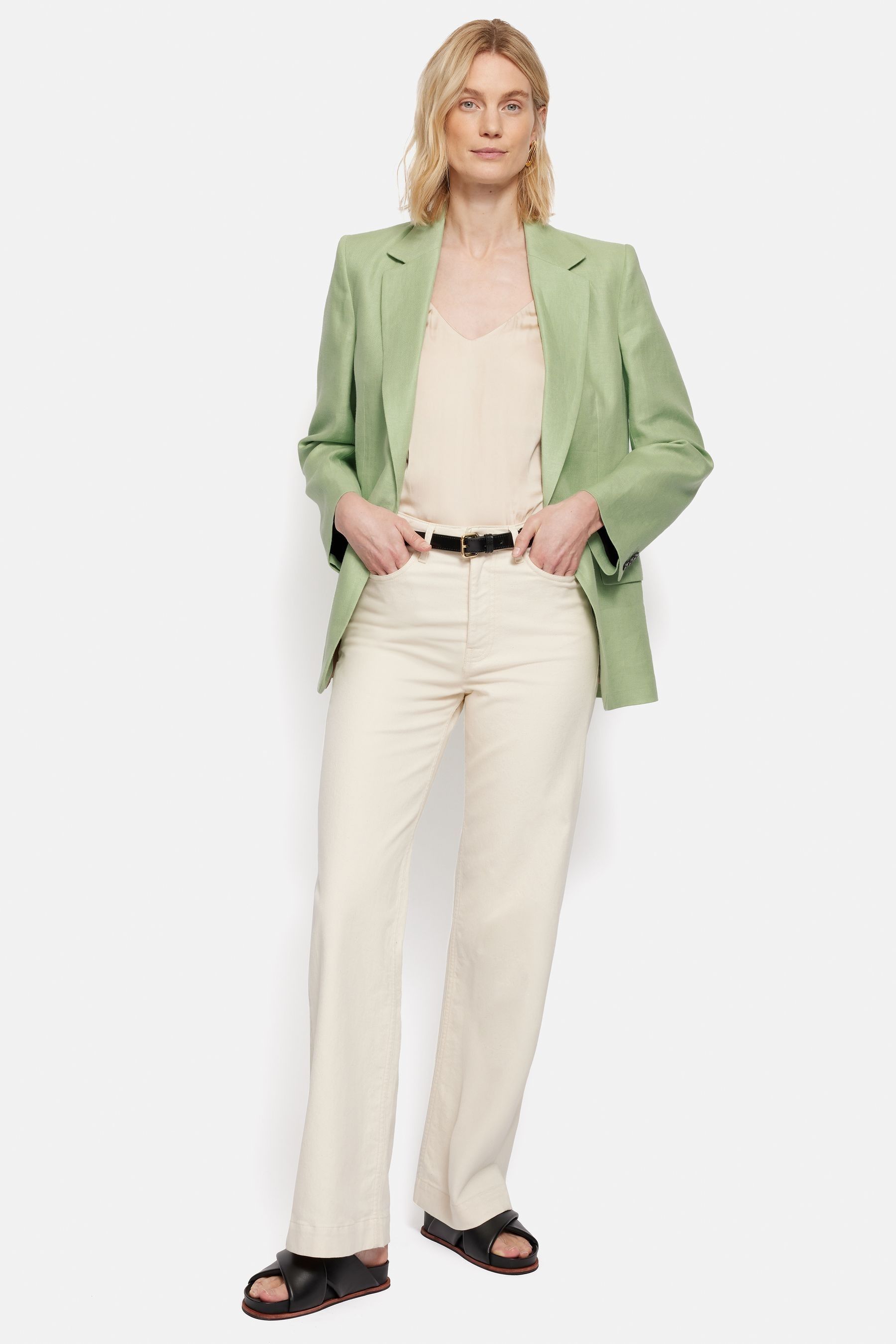Jigsaw linen jacket sales