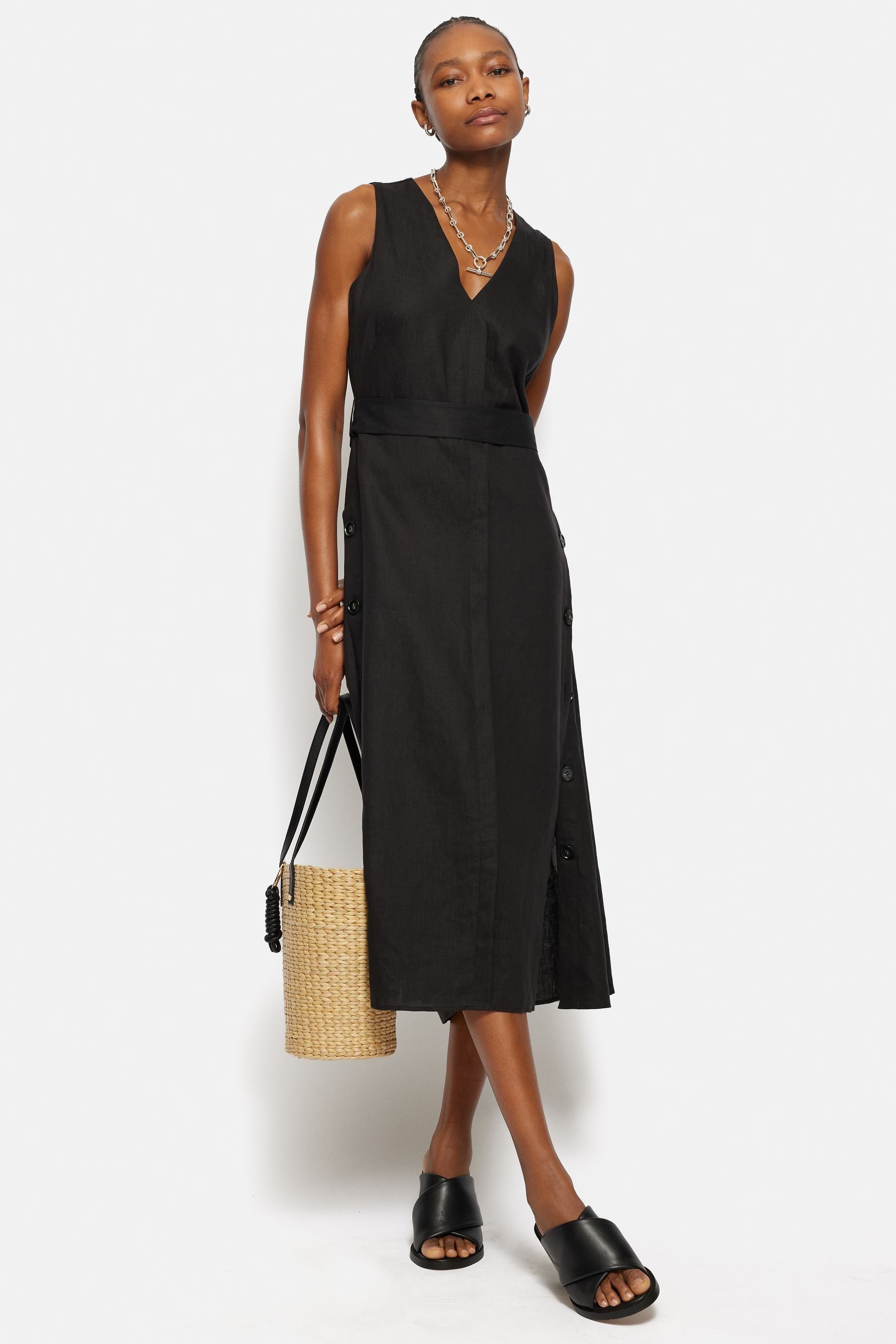 Jigsaw linen dress outlet