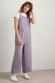 Seasalt Cornwall Purple Salt Air Jumpsuit - Image 1 of 5