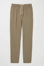 FatFace Natural Straight Cotton Linen Trousers - Image 5 of 5