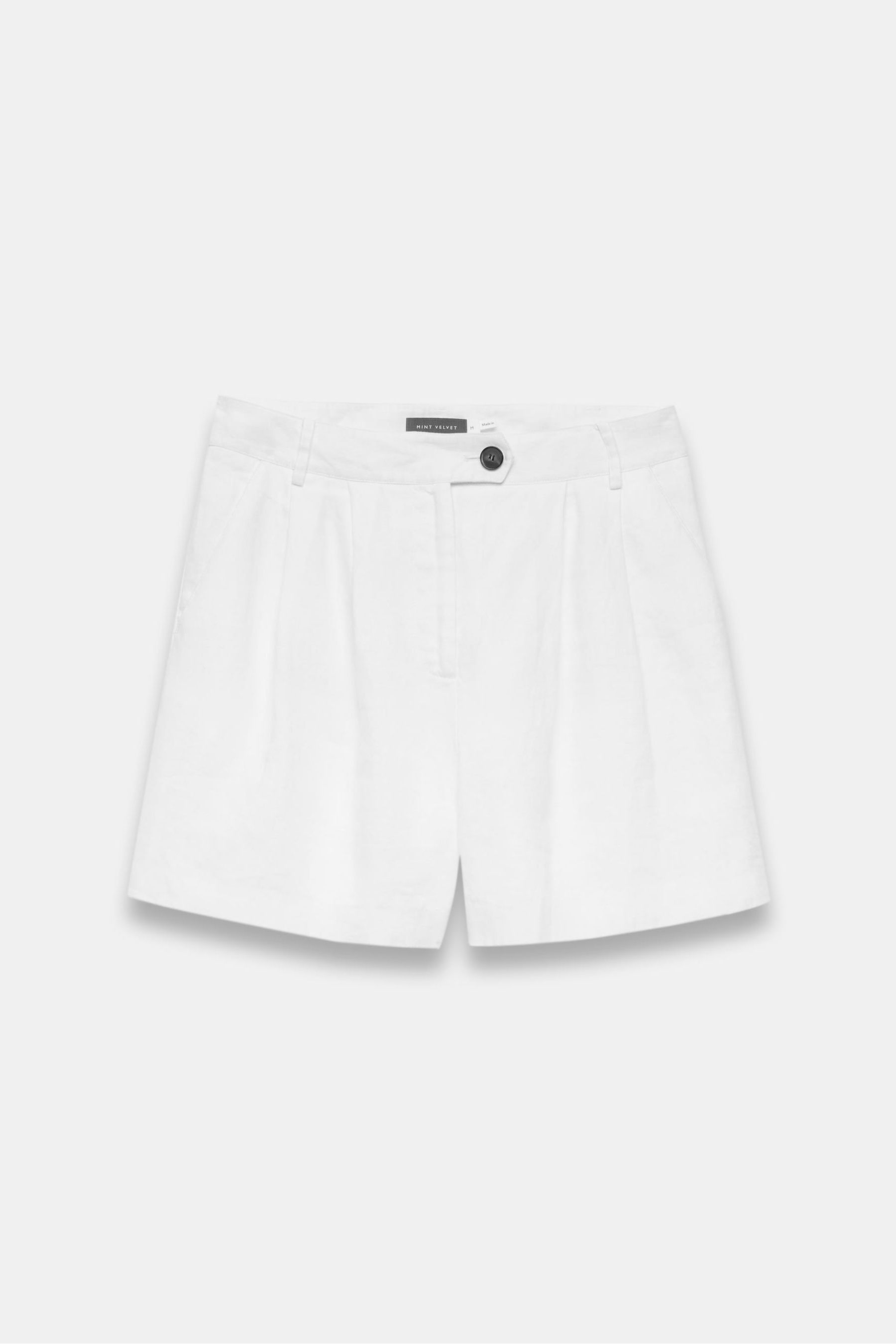 White velvet shorts top