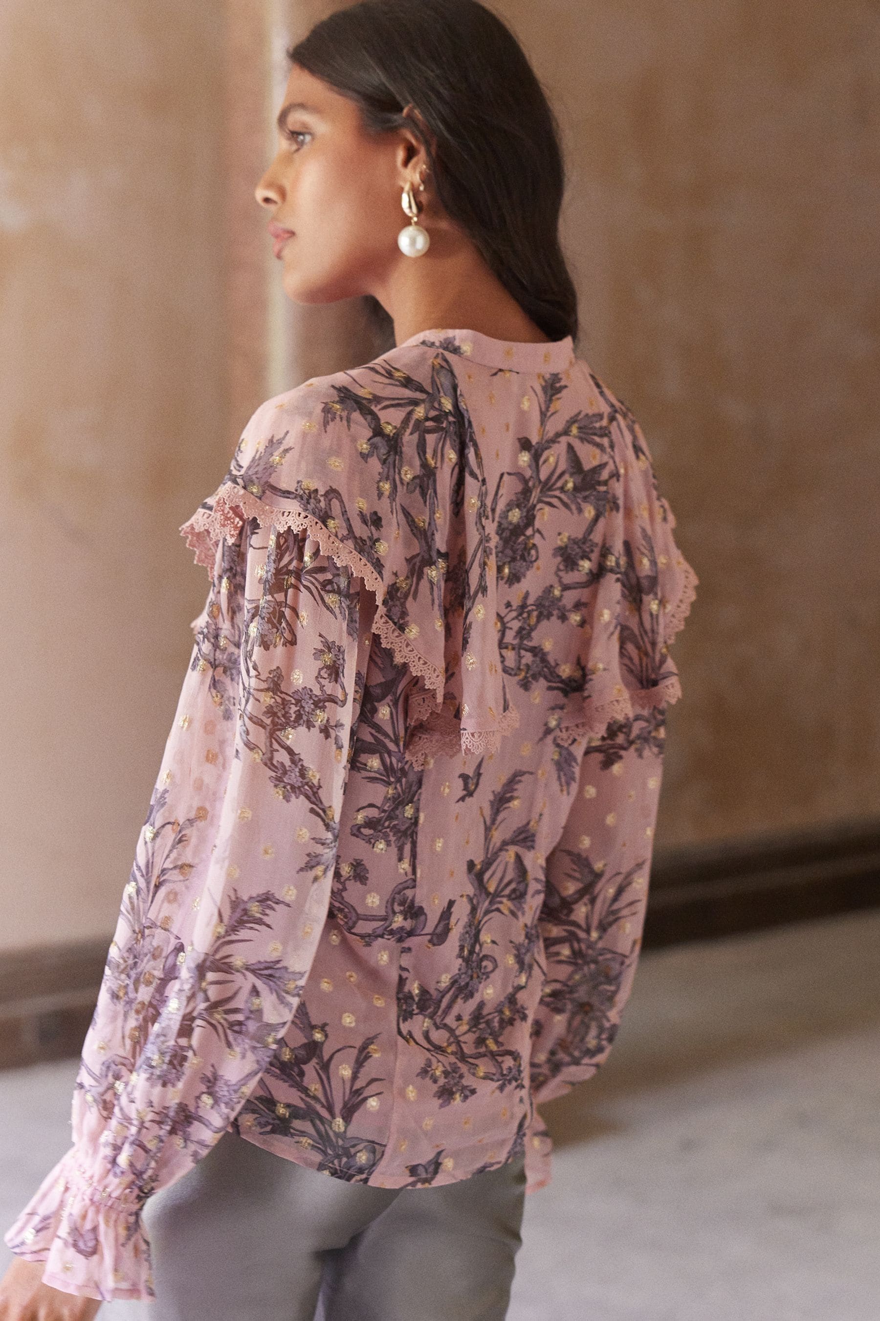 Floral capelet hotsell