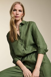 Baukjen Green Della Hemp Shirt - Image 1 of 1