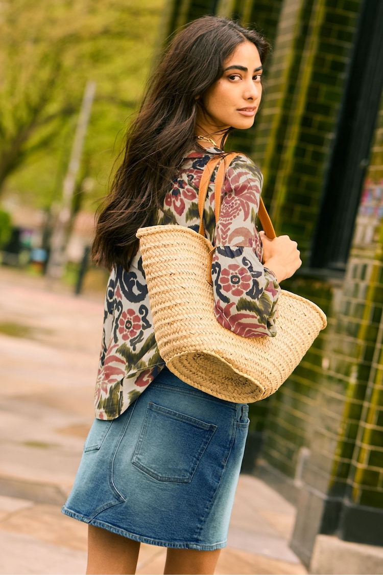 Baukjen Orange MaryJayne Blouse with Lenzing™ Ecovero™ - Image 1 of 3