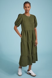 Baukjen Green Georgiana Dress with Tencel™ - Image 1 of 5