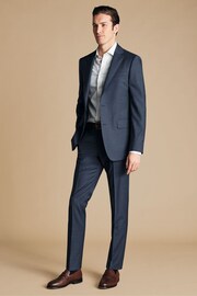 Charles Tyrwhitt Blue Slim Fit Italian Trousers - Image 3 of 3