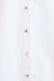 Oliver Bonas White Embroidered Sleeve Shirt - Image 8 of 8