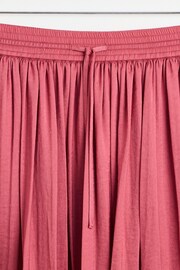 Oliver Bonas Rose Pink Pleated Midi Skirt - Image 3 of 7