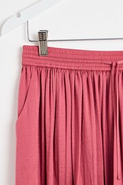Oliver Bonas Rose Pink Pleated Midi Skirt - Image 4 of 7
