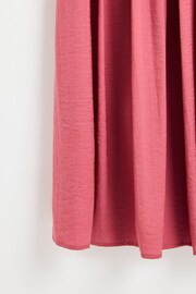 Oliver Bonas Rose Pink Pleated Midi Skirt - Image 5 of 7