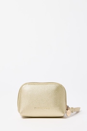 Oliver Bonas Gold Holly Zip Around Pouch - Image 1 of 6