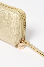 Oliver Bonas Gold Holly Zip Around Pouch - Image 6 of 6