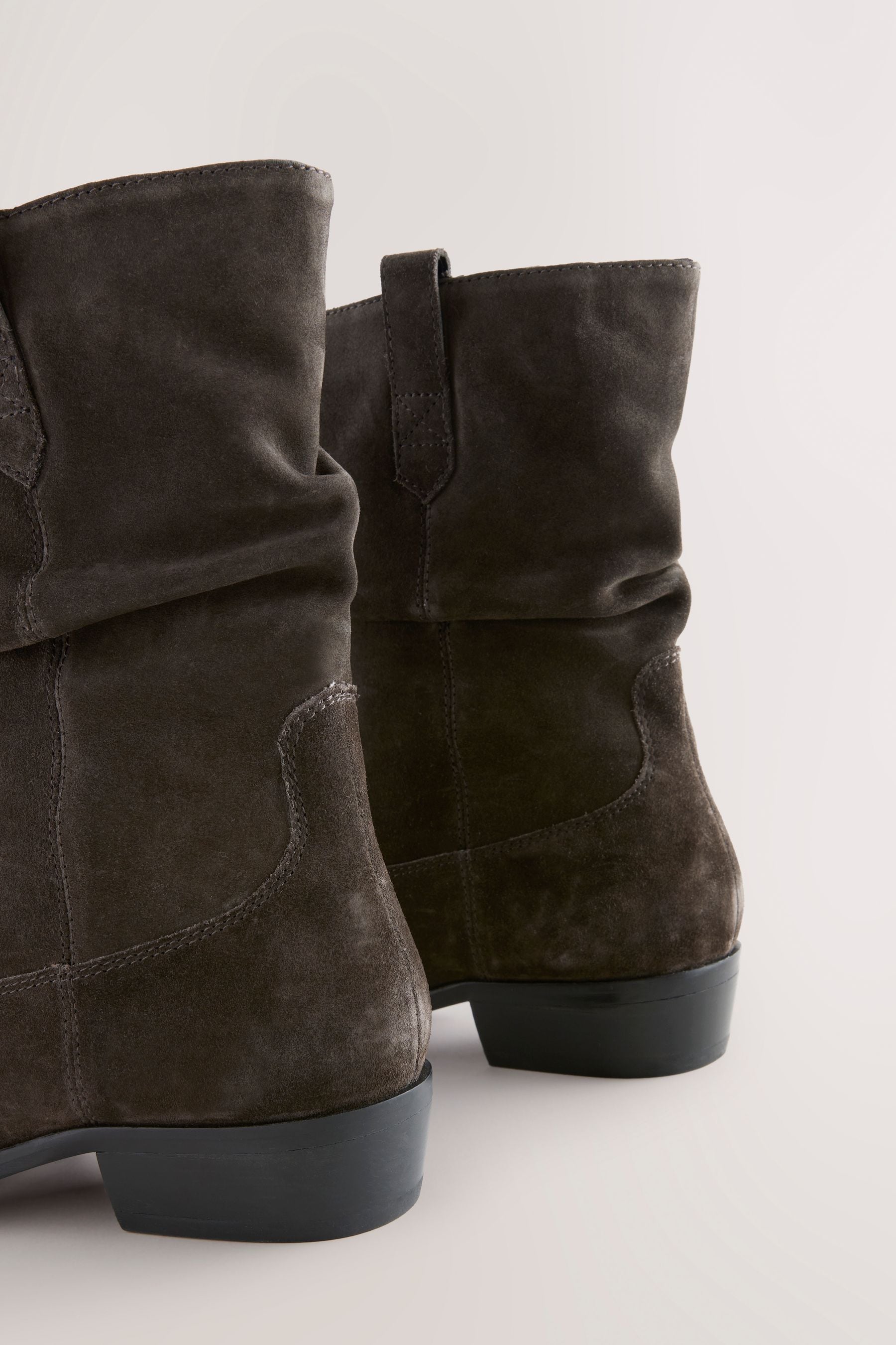 Buy Mink Brown Standard Wide Fit Forever Comfort Slouch Ankle Boots from Next Luxembourg