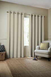 Emily Bond Gold Natural Cornish Stripe Made to Measure 100% Cotton Curtains - Image 2 of 10