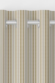 Emily Bond Gold Natural Cornish Stripe Made to Measure 100% Cotton Curtains - Image 6 of 10