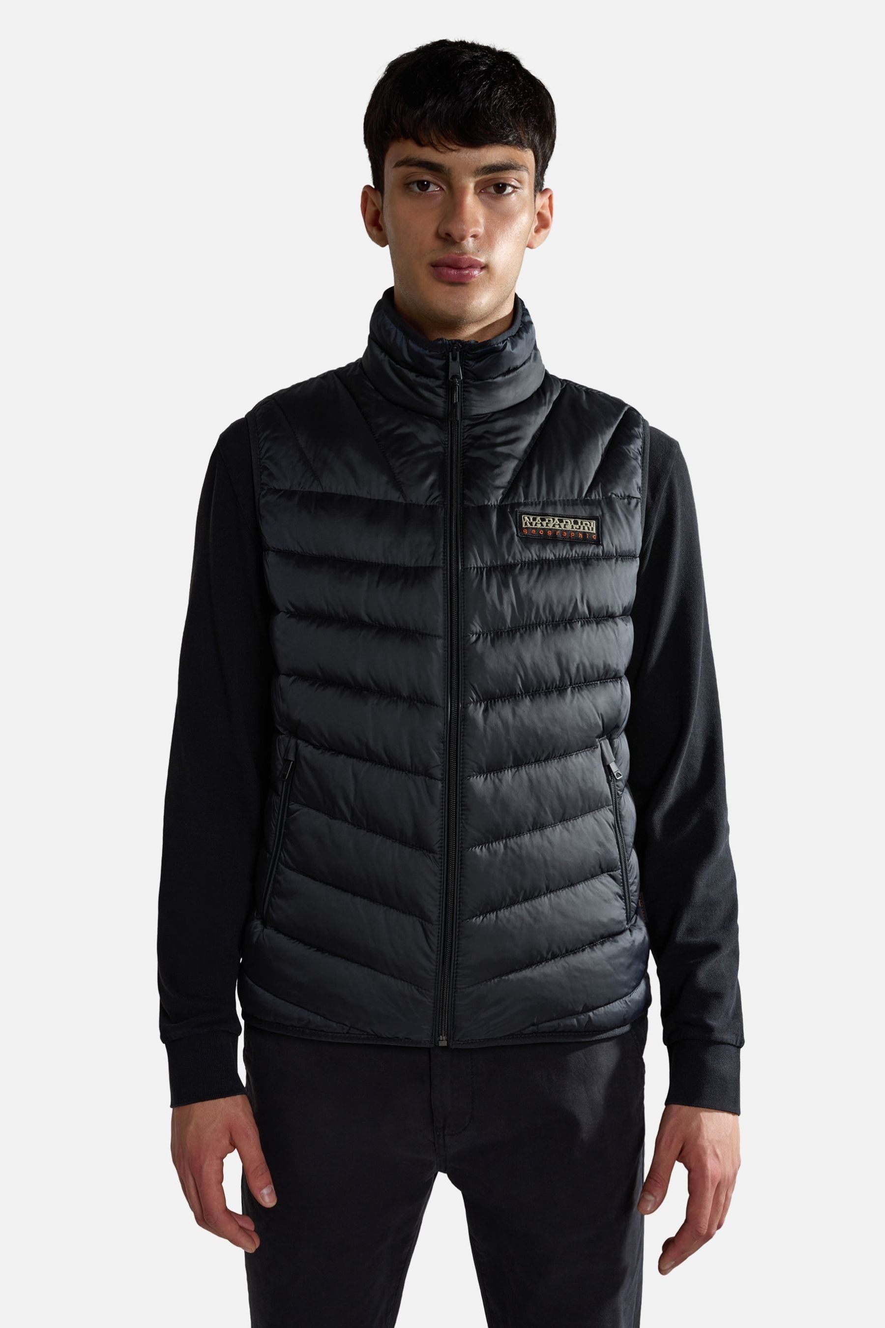 Buy Napapijri Aerons Puffer Black Vest from the Next UK online shop