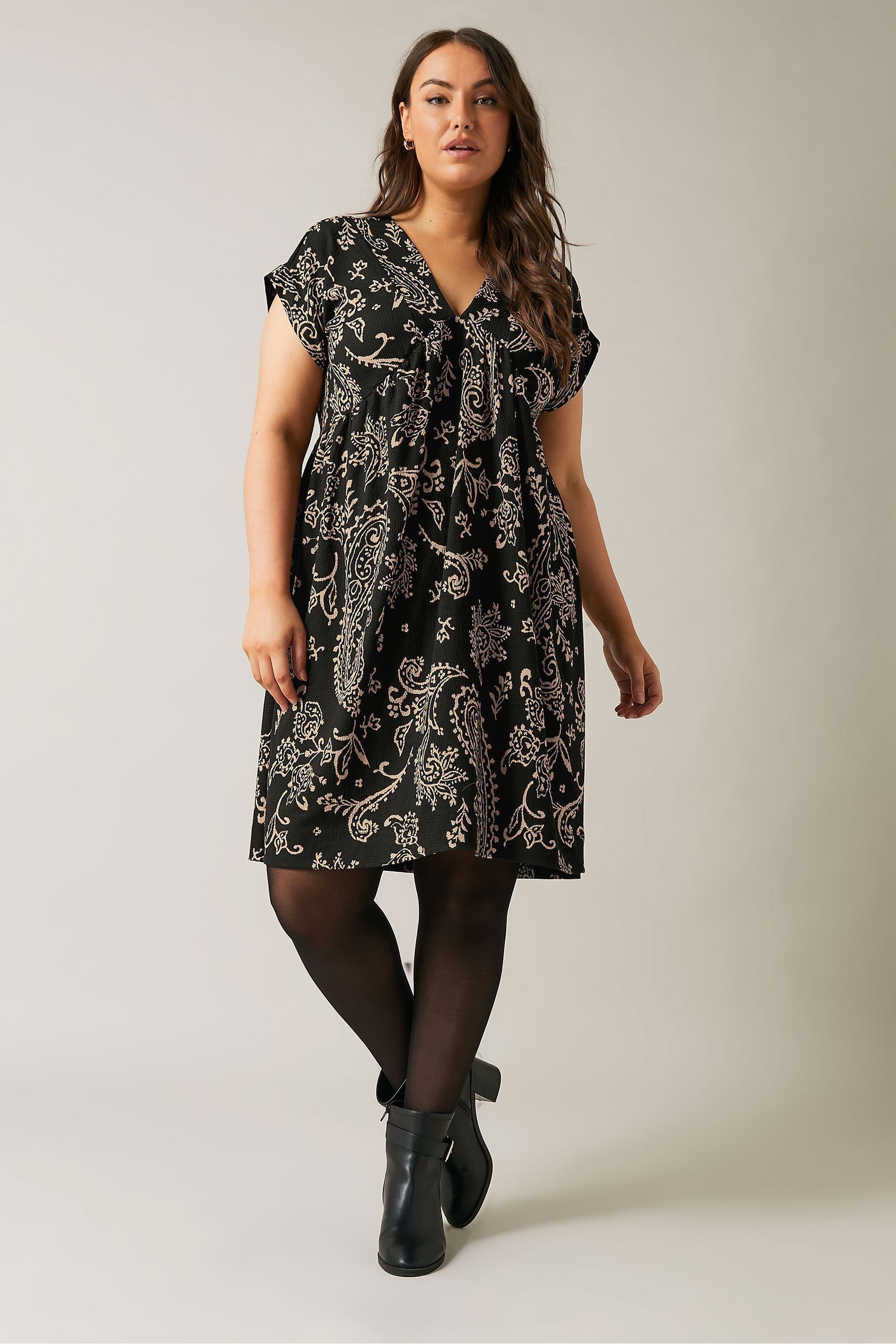 Buy Evans Jersey Crepe Black Dress from Next Ireland