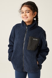 Regatta Blue Red Junior Frankie Full Zip Fleece - Image 1 of 8