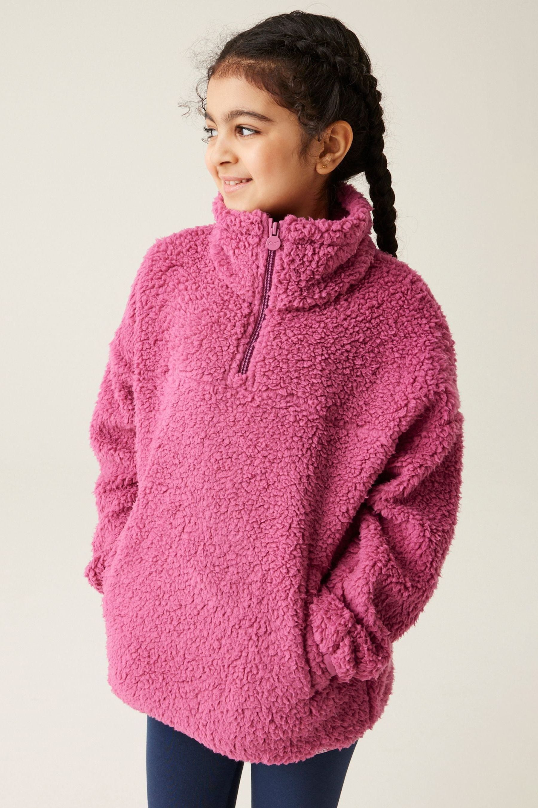 Buy Regatta Purple Kaliza Half Zip Fleece from Next Luxembourg