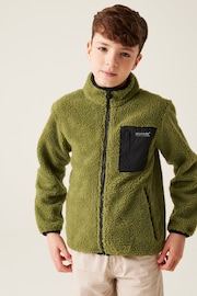 Regatta Light Green Red Junior Frankie Full Zip Fleece - Image 1 of 6