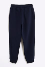 River Island Blue Boys Regular Fit 100% Cotton Joggers - Image 2 of 4