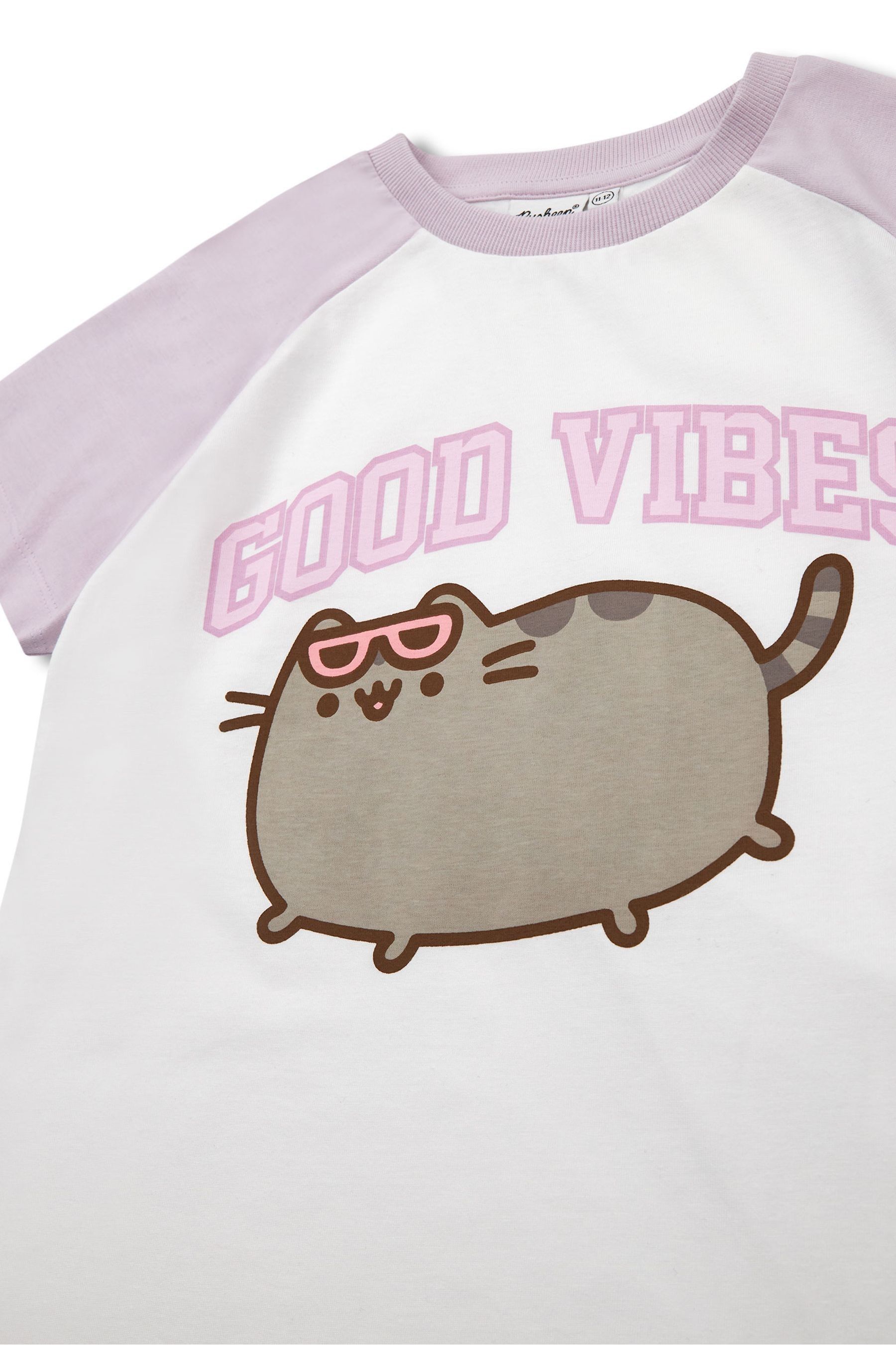 Buy Vanilla Underground Purple Girls Pusheen T Shirt from the Next UK online shop