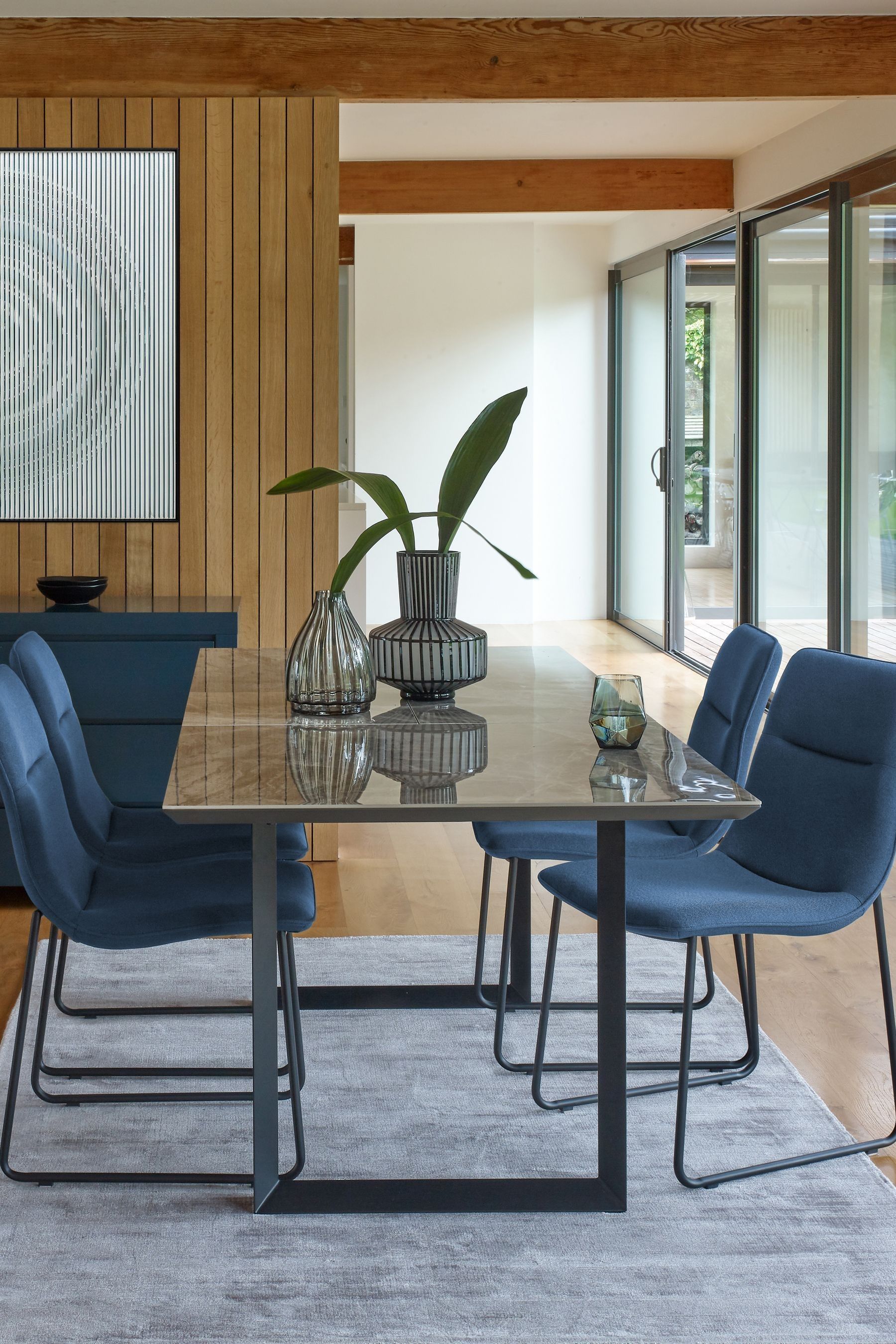 Dwell Grey Teno Extending 6 8 Seater Dining Table