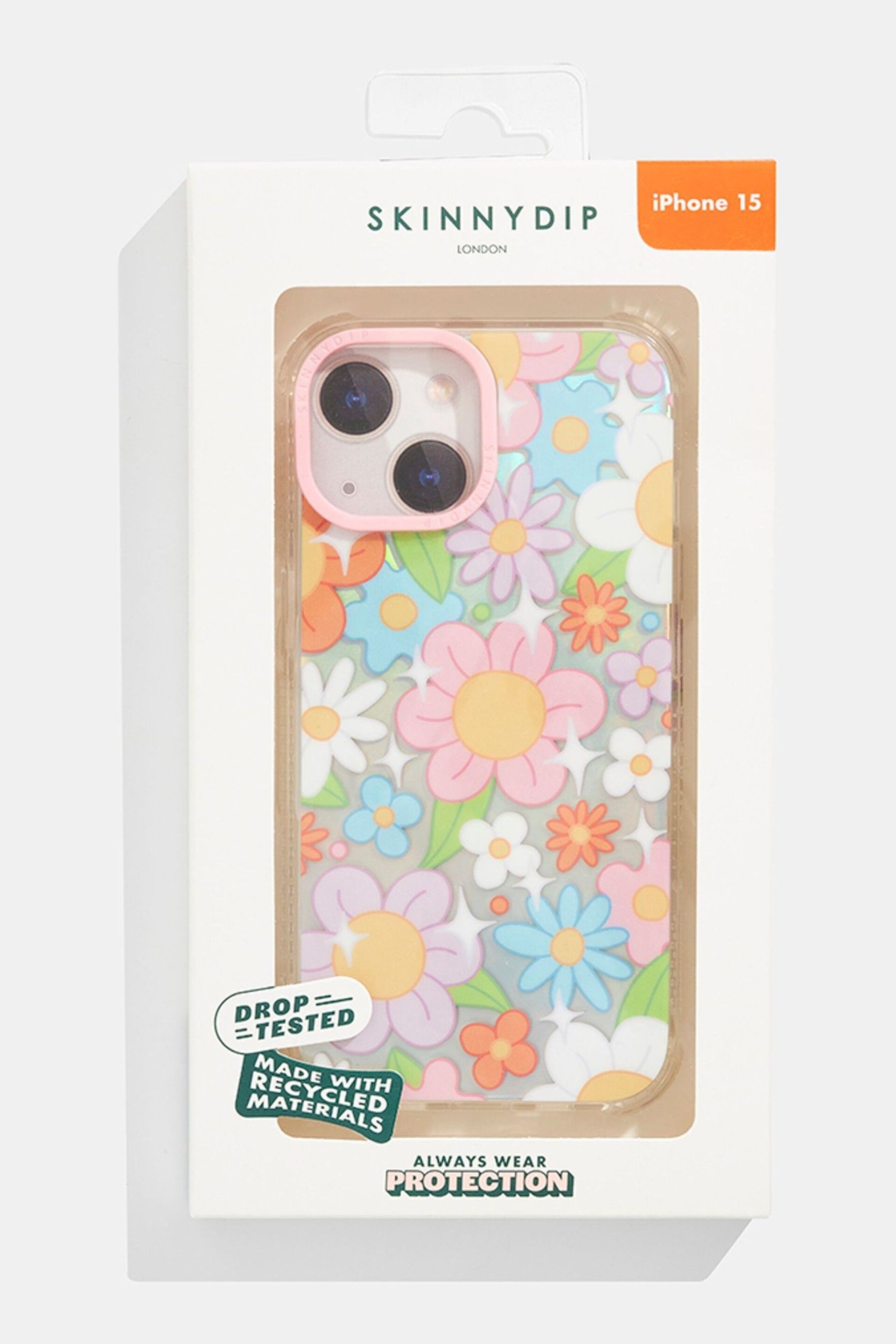 Skinnydip Retro Holo Flower London 15 Pro Max Case - Image 2 of 4