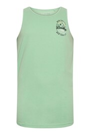 BadRhino Big & Tall Green BadRhino Big & Tall Hemlock Green NYC Sleeveless Vest Top - Image 2 of 3