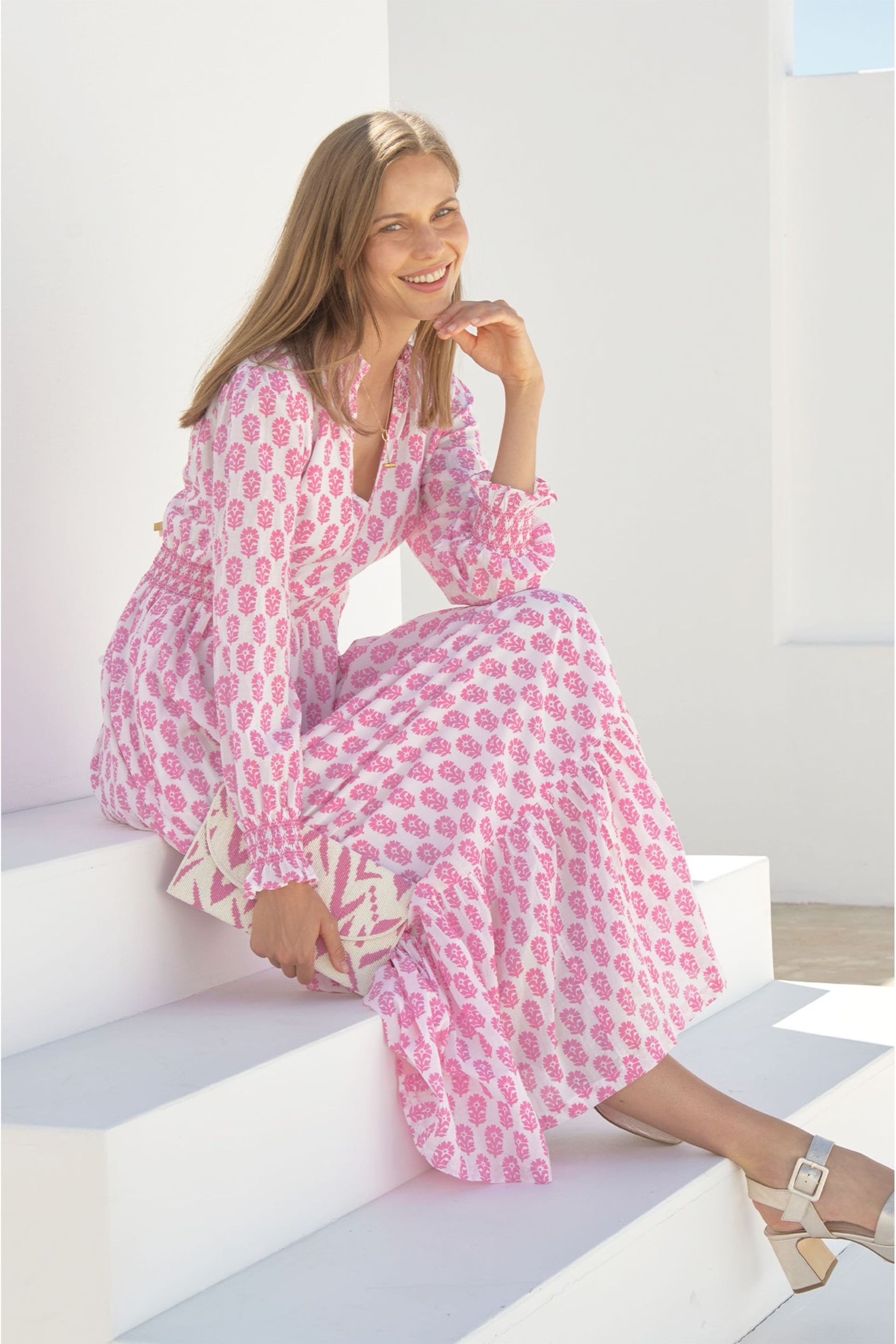 Aspiga Pink Emmeline Maxi Dress - Image 6 of 7