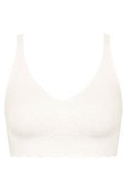 Sloggi ZERO Feel Bliss White Bralette - Image 5 of 6