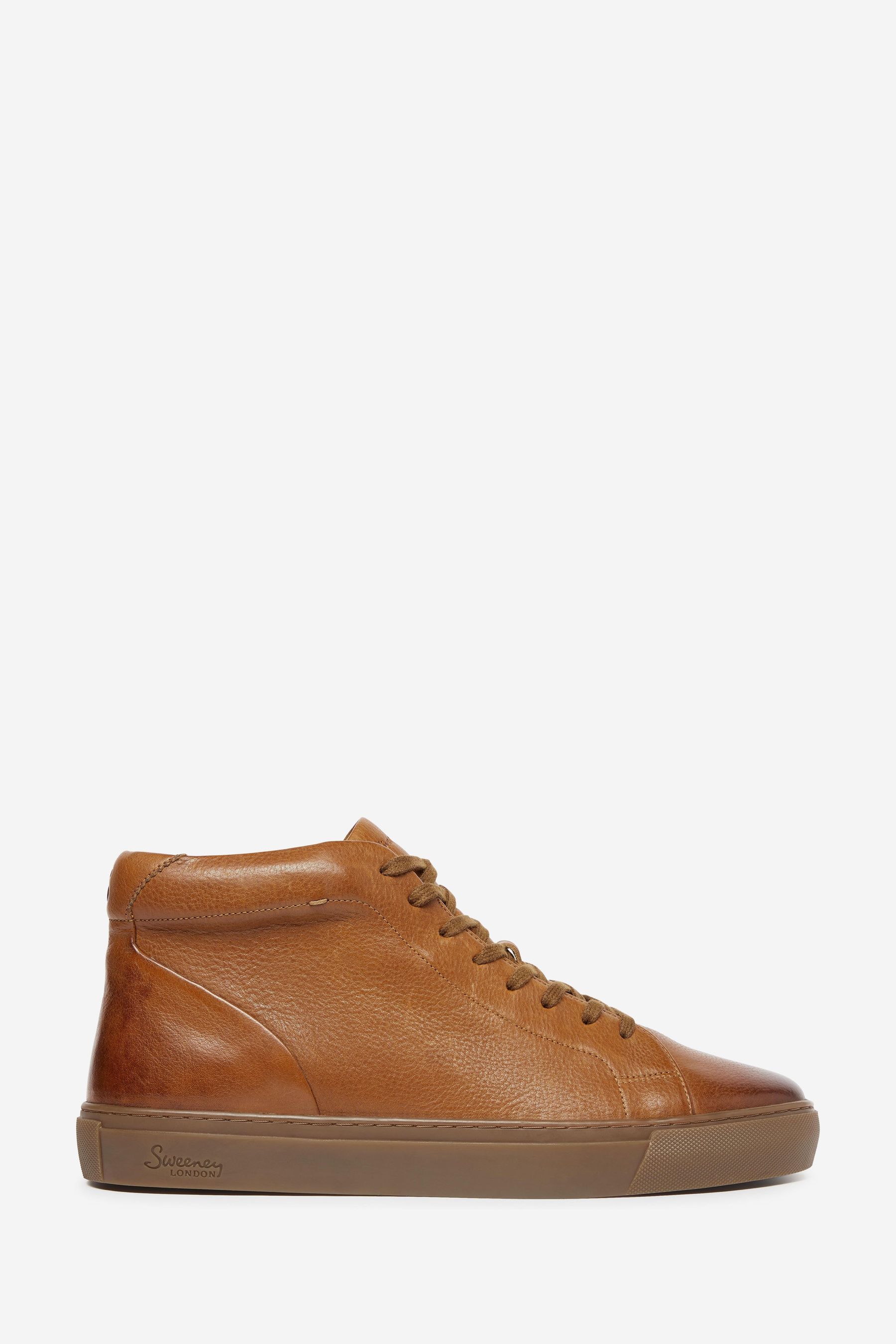 Buy Oliver Sweeney Milled Leather Cupsole Brown Trainers from the Next UK online shop