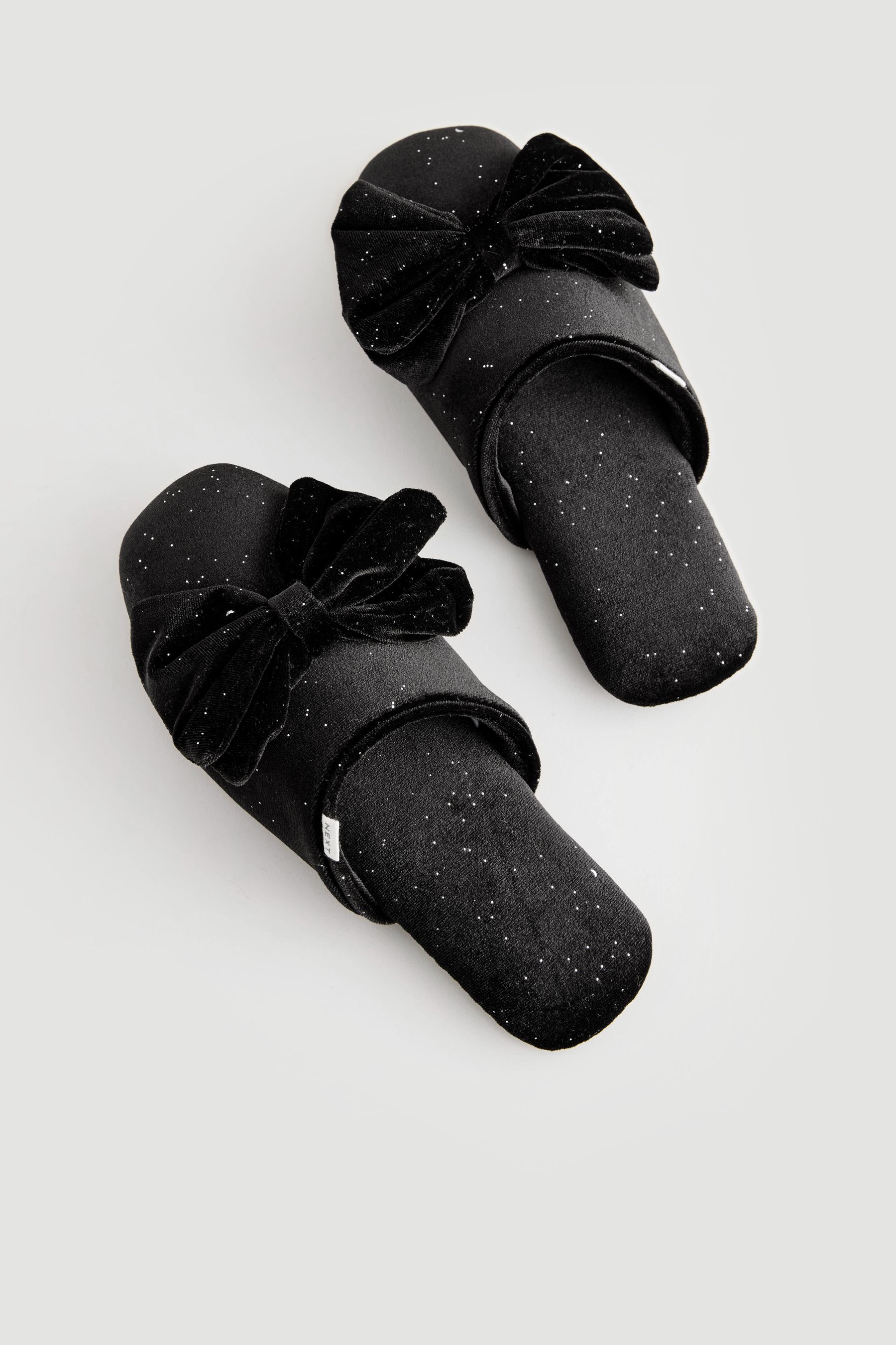 Buy Velour Bow Mule Slippers Next Ukraine