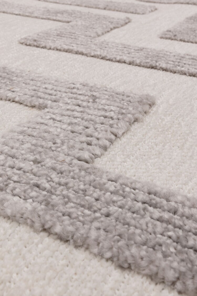 Asiatic Rugs Grey Freja Washable Rug - Image 6 of 6