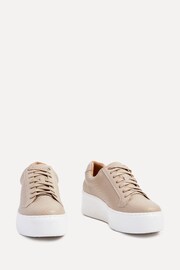 Linzi Natural Twyla Faux Leather Platform Trainers - Image 3 of 5