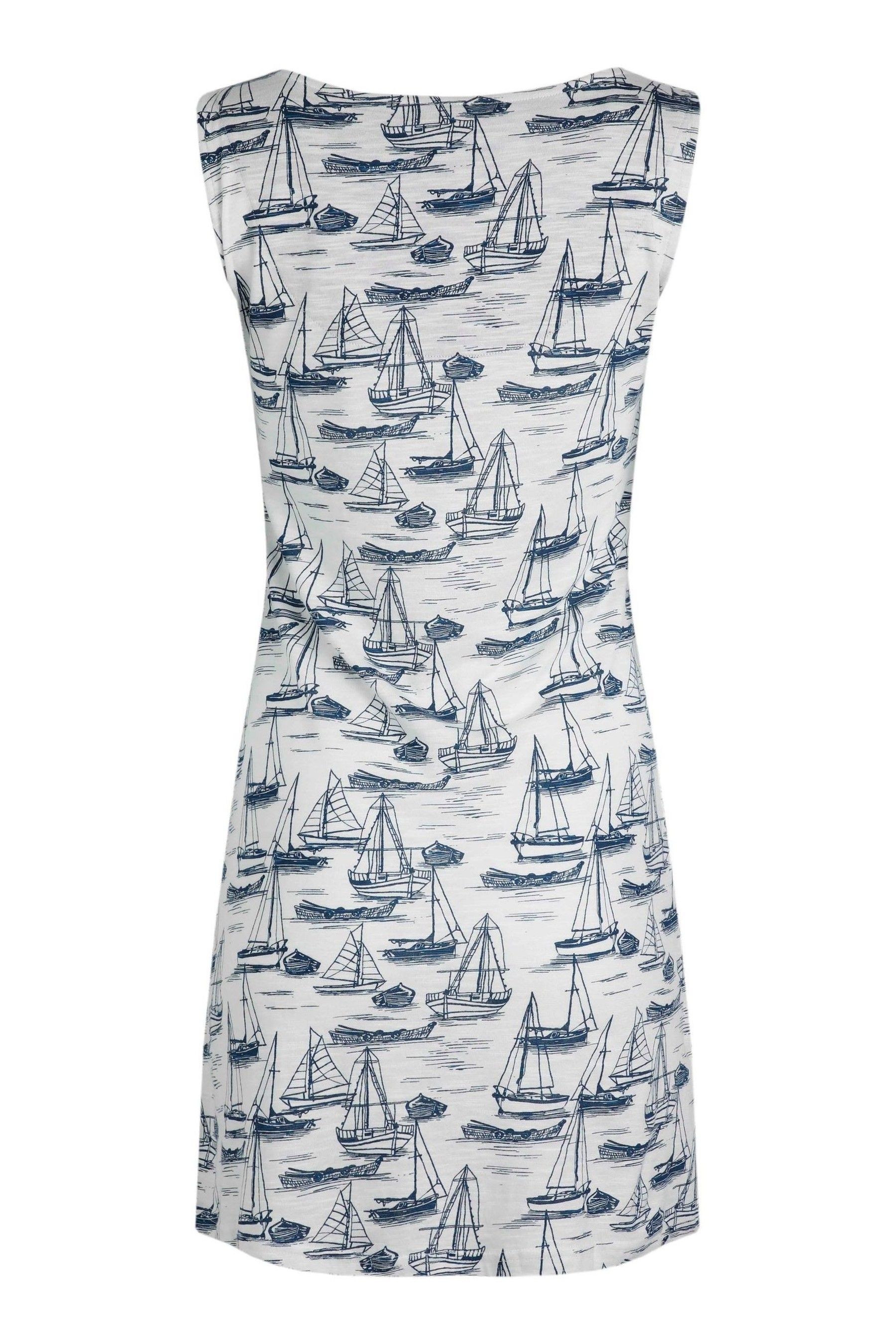 Buy Weird Fish White Indus Printed Jersey Tunic from Next Germany