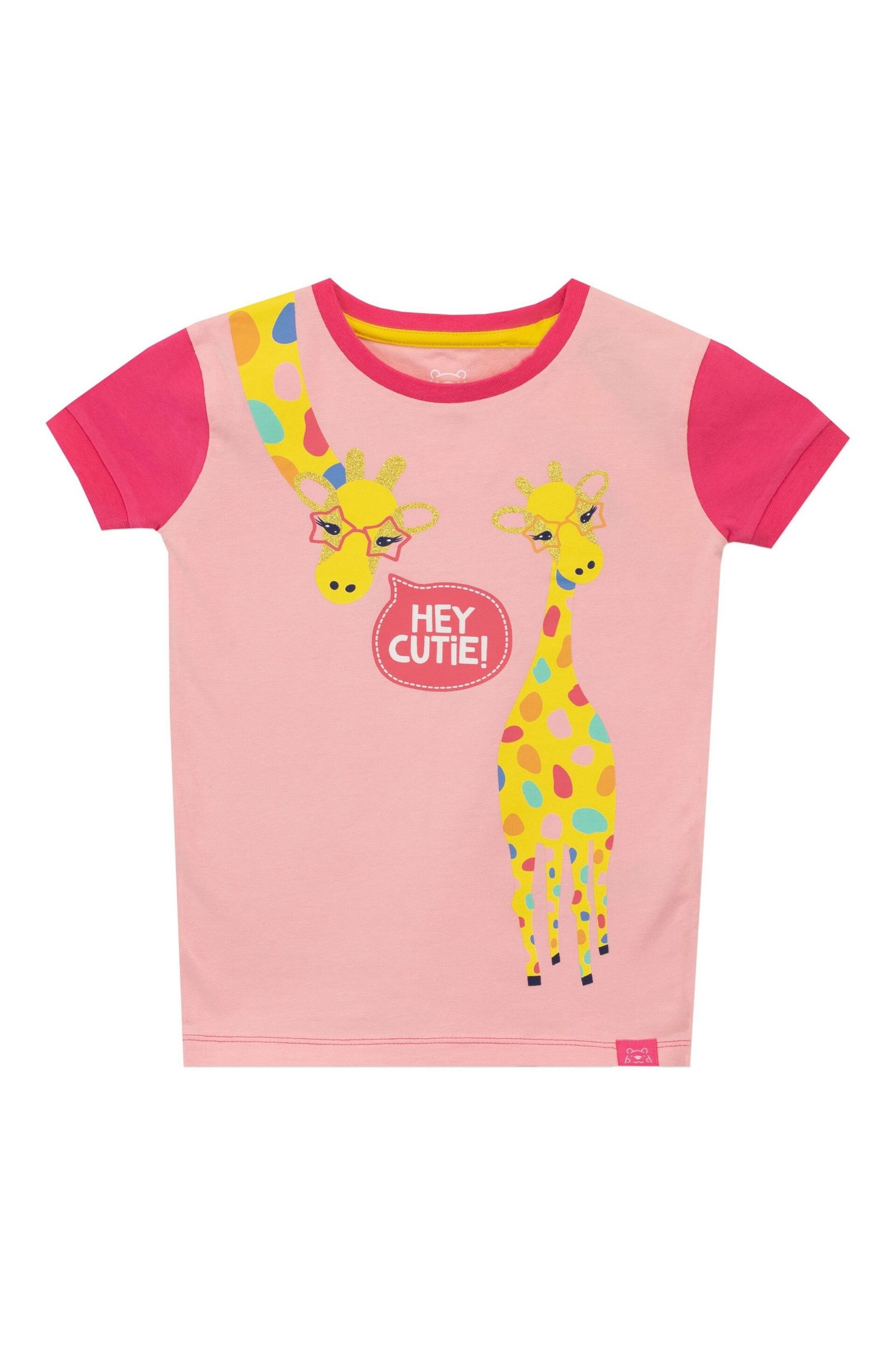 Harry Bear Pink Giraffe Short Pyjamas - Image 3 of 4