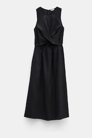 Hush Black Maggie Twist Front Midi Dress - Image 6 of 6