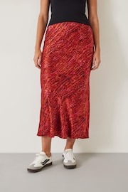 Hush Red Simone Slinky Skirt - Image 2 of 5