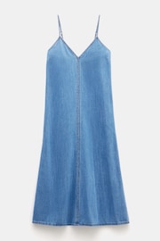 Hush Blue Saskia Denim Slip Maxi Dress - Image 5 of 5