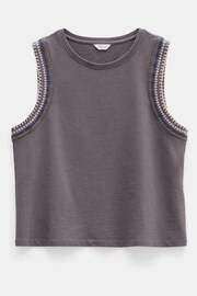 Hush Black Ash Crochet Trim Tank - Image 5 of 5