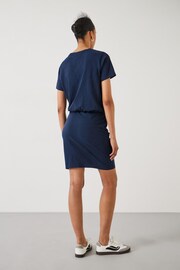 Hush Blue Mini 100% Cotton Marlie Jersey Dress - Image 3 of 5