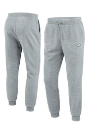 Fanatics Grey New York Jets Primary Logo Graphic Fleece Joggers - Image 1 of 3