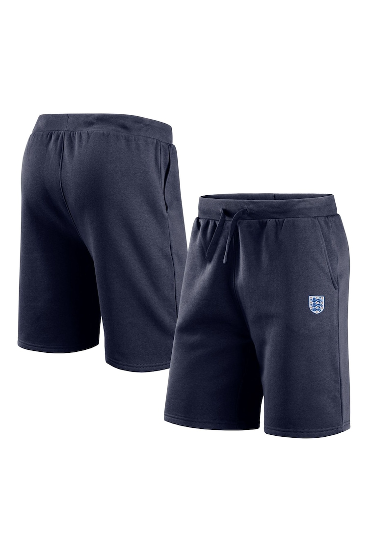 Fanatics Blue England Essentials Crest Sweat Shorts - Image 1 of 3