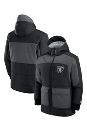 Fanatics Grey Las Vegas Raiders Fantech Padded Jacket - Image 1 de 3