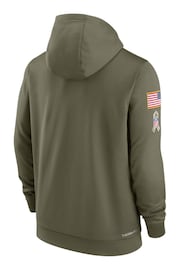 Fanatics Green Bay Packers 2022 Salute To Service Therma Performance Pullover Hoodie - Image 2 of 3