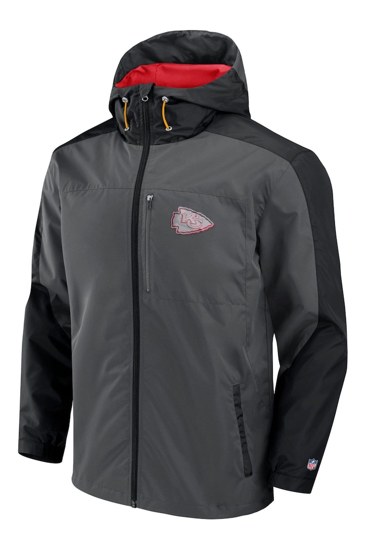 Fanatics Grey Kansas City Chiefs Hybrid Jacket - Image 3 of 3